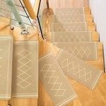 M-YN Stufenmatten Treppenmatten Treppenstufenmatten Anti-Rutsch-Treppen Pads Selbstkleber Holztreppenschutz Teppich Mehrere Farben Wahl Color : 1 Size : 55 * 24cm