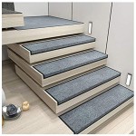 Stufenmatte Treppen-Teppich Rechteck Einfarbig Selbstklebend Kurzer Flaum rutschfest 4 Farben 5 Größen Color : D- 30X100CM Size : 5pcs