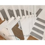 Stufenmatten Treppenmatten 12st Treppen Teppich Treter Treppenstufe Matte for rutschfeste Fußmatte Teppich Mat 55 * 20 * 0.2CM Color : C3