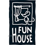 Fun House Paw Patrol Mädchen Teppich H 80 x L 120 cm für Kinder Stoff Weiß