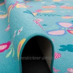 Snapstyle Kinder Spiel Teppich Schmetterling Türkis in 24 Größen