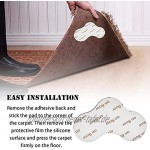 PW TOOLS Teppichgreifer 10 Stück Anti-Curling-Teppichgreifer-Teppich-Pad Teppichband Rutschfestes erneuerbares Teppichband für Holzböden Fliesenböden Teppiche Fußmatten Wal
