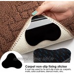 S SMAUTOP Anti-Rutsch-Teppichpads Machen die Ecken des Teppichs flach Die Teppichaufkleber sind für Holzböden und Fliesenböden geeignet
