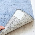 TOPBATHY 8 Stück Teppich Patches Vlies Anti-Rutsch-Kleber Decke Bereich Teppich Aufkleber Fixierbänder für Wohnzimmer Schlafzimmer