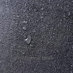 ASYOUWISH Kissenbezug Dekokissenbezüge Quadratischer Dekorativer Künstliche Leinen Kissenbezug für Sofa Bank und Bett 45 x 45 cm 2er-Set Dunkelgrau