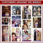 POPWP Demon Slayer Kimetsu no Yaiba Kanroji Mitsuri Anime Zierkissenbezüge Japanese Textile & Smooth Knit 150 x 50cm59in x 19.6in Anime Fans Body Pillowcase