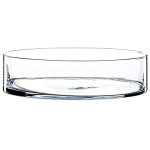 INNA-Glas Zylindrische Glasschale Vera klar 8cm Ø 30cm Obstschale Pflanzschale