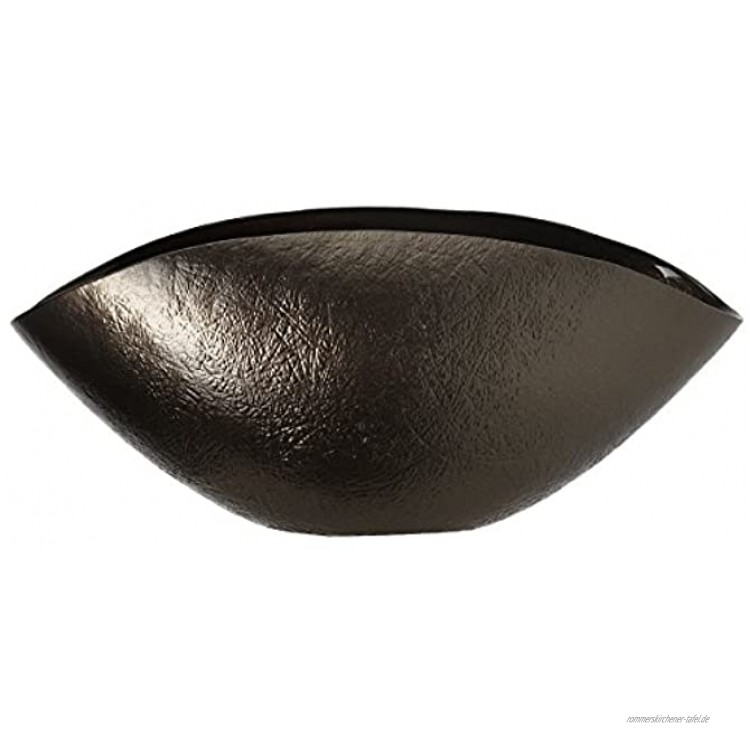 Leonardo Como Glas-Schale Design-Schale in Braun elegante Deko-Schale aus Glas 160 x 380 x 200 mm HxBxT 053320
