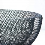 Werner Voss – Moderne Obstschale Aus Metall – Dekoschale Schwarz – Drahtschale ‚Maze‘ Schale Rund Im Retro Design – Skandinavisch Wohnen