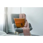 Paul Sinus Art Tiere Löwe Savanne Sonnenuntergang orange Deko Kissen 40x40cm für Couch Sofa Lounge Zierkissen Dekoration zum Wohlfühlen