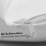 Personalisiertes Geburtstags-Kissen mit Monatsangabe Coole Chillkröte Geschenkidee Deko-Kissen 40x40 Tiermotive TOP-Qualität Weiß inkl. Füllung