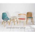 Stuhl- Sitzkissen „Avaro“ Filzoptik rund ca. 35x2 cm kombinationsfrohe Uni-Farben Sitzkomfort für alle Gelegenheiten anthrazit