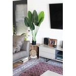 Arnusa Künstliche Strelizie 120 cm Kunstpflanze Traveller Palme Zimmerpflanze Paradies Pflanze Wohnzimmerdeko