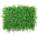 uyoyous 12 Stück künstlichen Pflanzen 40X60cm Künstliche Hängend Grüne Sichtschutz Rasenpflanze Wand für Indoor Outdoor-Landschaft Hochzeitsfeier Garden Decor Künstliche Ivy Leaf Farnblätter