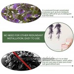 VORCOOL Hängend Künstliche Pflanzen Kunstpflanze 85CM Künstliche Reben für Hausgarten Wanddekoration Lila