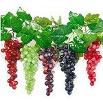 DierCosy Künstliche Traube Kunststoff Dekorative Obst Mini Simulations-Frucht-Trauben-Bündel Plastik Frucht für Zuhause-Party-Dekor