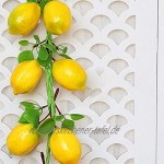 Hängende String Artificial Lemon Simulation Früchte Fälschung Naturgetreue Zitrone Früchte Hängen Für Home Küche Cafeteria Hotel-Partei-Dekoration