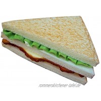 Künstliche Realistische Gemüse Sandwich Speisen Brot Imitation Küchen-Dekor