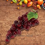 Künstliche Trauben Frosted Grape Fake Dekorative Früchte Tischdekoration Früchte Hängende Dekoration für Home Office Desktop Ornmanet