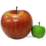 Lorigun 30 stücke Künstliche Lebensechte Simulation 1,3Mini Grüne Äpfel Gefälschte Früchte Fotografie Requisiten Modell