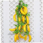 Ruluti Künstliche Banane Skewers Simulation Frucht Gemüse Kleidung Ornament Home Wand Gefälschte Gemüse Wanddekoration Fotografie Requisiten Obst