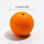 WUKONG99 Künstliche Früchte in lebensechten Orangen künstliche Früchte Modelle für Zuhause Küche Party Dekoration 10 Stück