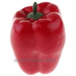 Baoblaze Künstliche Paprika Capsicum Simulation Gemüse 1: 1 Rot
