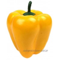 JSJJWSX 5 stücke Kunststoff grün Bell Pfeffer Requisiten Gefälschte Gemüse Früchte Kinder Spielzeug Hochzeitsfest Küchentisch Color : YW