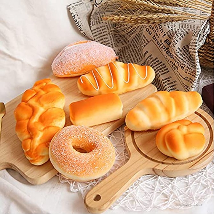 N C Künstliches Brot Simulation Lebensmittel Modell Fake Donut Home Dekoration Schaufenster Display Fotografie Requisiten Tischdekoration lustiges Spielzeug