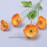 QSDGFH Künstliche Mohnblumen mehrfarbig 58 cm