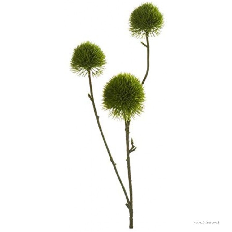 artplants.de Kunstzweig Edeldistel Branco grün 60cm Deko Eryngium