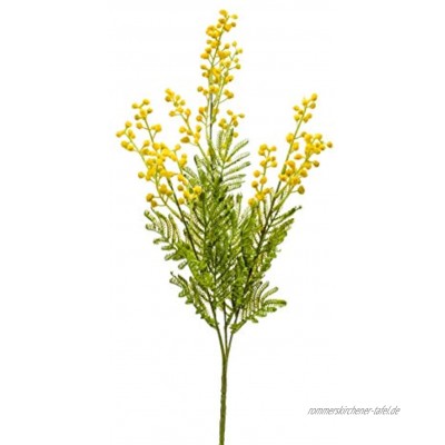 artplants.de Kunstzweig Mimose AQUILINA gelb 70cm Kunst Akazien Zweig