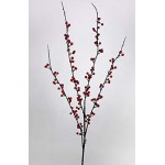 Beerenzweig 95cm rot DP Kunstzweig künstlicher Zweig Beeren Kunstpflanzen