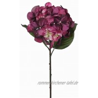 Dadeldo Home Zweig -Hydrangea- Kunstblume 56cm Purple