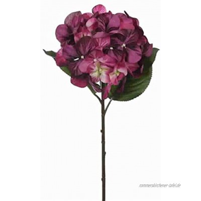 Dadeldo Home Zweig -Hydrangea- Kunstblume 56cm Purple