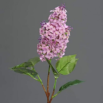 mucplants Künstlicher Fliederstecker Künstlicher Fliederzweig Dusty-Pink Kunstzweig Kunstblumen Künstliche Blumen Seidenblumen Kunstpflanze