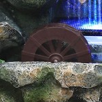 Phrat Zimmerbrunnen Indoor & Outdoor Brunnen Wasserfall Tischbrunnen Dekoration Wasserspiel Mit Farbwechsel Led Beleuchtung Zen Meditation Wasserfall