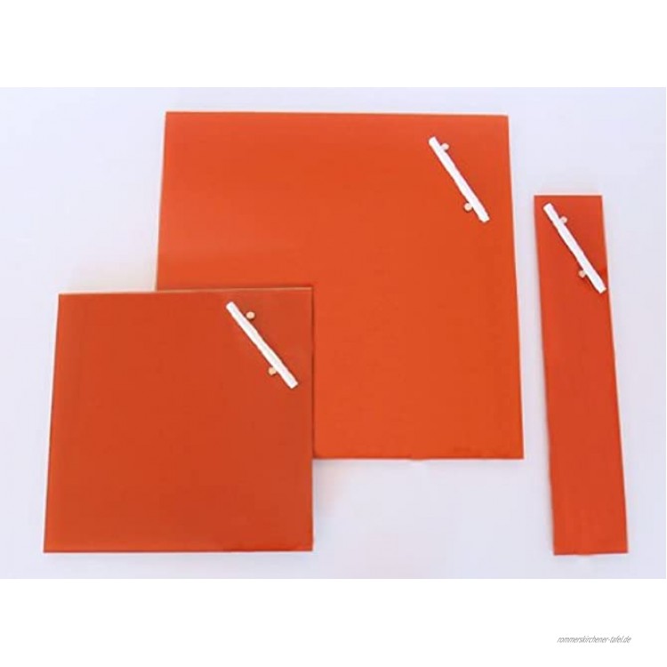 Chrystallo Corkline Glas-Magnettafel orange 35x35 cm Memoboard