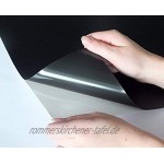 Cuadros Lifestyle Selbstklebende und magnetische Vinyl- Tafelfolie Magnetafel Magnetfolie Farbe:Schwarz Größe:100x150 cm