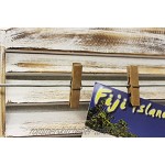 DanDiBo Wandorganzier Holz Vintage Memoboard mit Briefablage 65 cm YX-14B415 Pinnwand Memotafel Postbox