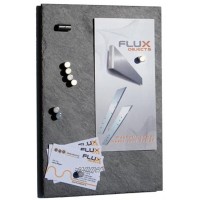 FLUX-Objects Pinwand-Board Magnet-Memo-Tafel aus Schiefer in 30 cm x 20 cm