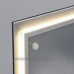 SIGEL GL407 Premium Glas-Magnetboard 91 x 46 cm mit LED-Beleuchtung Schiefer-Stone Magnettafel Artverum