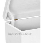 LAUBLUST Holzkiste zur Hochzeit Vogel-Pärchen Geschenkkiste Personalisiert mit Gravur 30x20x14cm Weiß FSC®