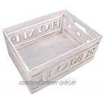 Tin Tours Kasten aus Holz für Haus Aufbewahrungskasten Dekorative Box 33x25x15 cm
