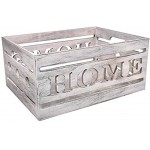 Tin Tours Kasten aus Holz für Haus Aufbewahrungskasten Dekorative Box 33x25x15 cm