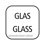 APS Windaschenbecher Ascher Aschenbecher aus verchromtem Metall gefrostetes Glas mit Bajonettverschluss Ø 9,5 cm 8 cm Höhe lila