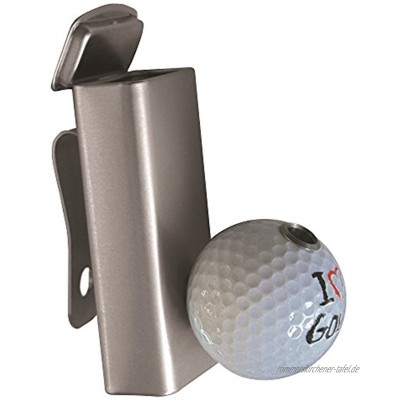 Golf Aschenbecher Smoki Plus " I LOVE GOLF " praktischer Golfbag-Ascher mit Zigarettenhalter
