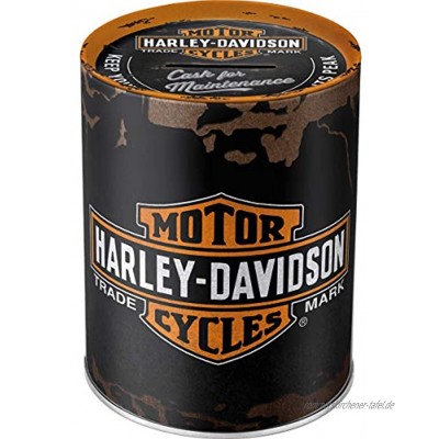 Nostalgic Art Spardose Harley Davidson GENUINE Ø 10 x ca. 13 cm