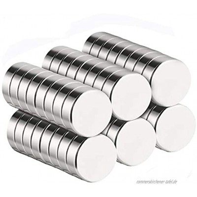 50 Stücke Mini Magnete Rund 10 x 3mm mit Aufbewahrungs Box Magnete für Pinnwand Whiteboard Magnettafel