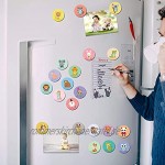54 Tiermagnete für Kühlschrank dekorative Kühlschrank Schließfächer Magnete niedliche Küche Eisen Büro Whiteboards geeignet für Kinder und Erwachsene 54 Tiermagnete